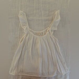 Xirena White Good Gauze top